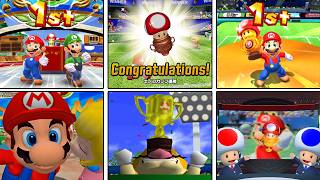 マリオテニスシリーズの歴代トロフィー取得シーン (優勝シーン) まとめ 【進化の歴史】 マリオテニス64 ～ マリオテニスフィーバー (2000年～2026年)