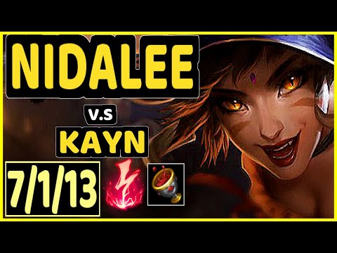 CAEDREL (NIDALEE) vs KAYN - 7/1/13 KDA JUNGLE CHALLENGER GAMEPLAY - EUW