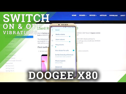 How to Manage Vibration Settings on DOOGEE X80 – Volume Options