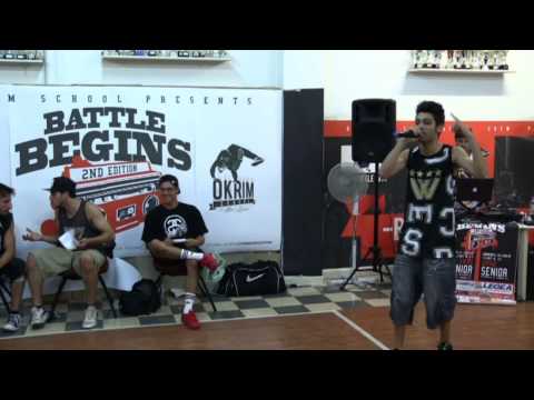 BATTLE BEGINS 2015 /  Freestyle STRAZIO MC