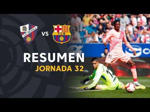 Resumen de SD Huesca vs FC Barcelona (0-0)