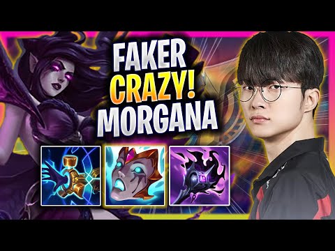 FAKER CRAZY GAME WITH MORGANA! - T1 Faker Plays Morgana MID vs Hwei! | Season 2025