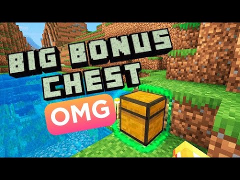 My First Minecraft Bonus Chest 😱😱
