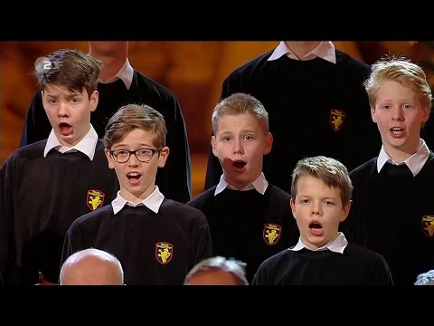 Der Tölzer Knabenchor singt bei "Weihnachten mit dem Bundespräsidenten 2016"