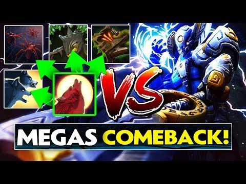 WTF Mass Summons Rat Push Strategy vs Empire Megacreeps Comeback Dota 2