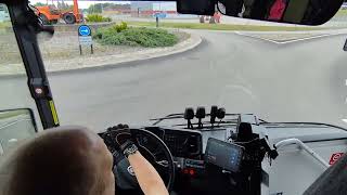 Bus Driving POV | Route 150 Ljungby - Markaryd | Scania InterLink