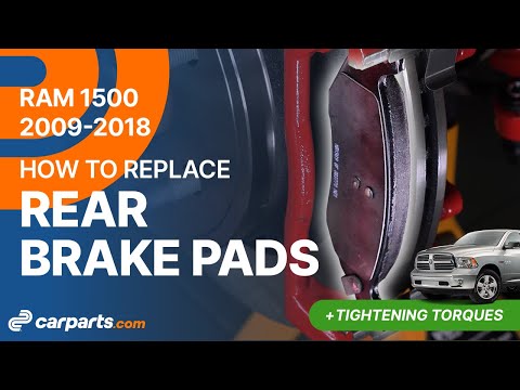 How to replace the Rear Brake Pads 2009-2018 Dodge RAM 1500
