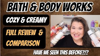 Cozy & Creamy 👀 New Bath & Body Works Scent or Just Another Repackage! Full Review & Comparison!
