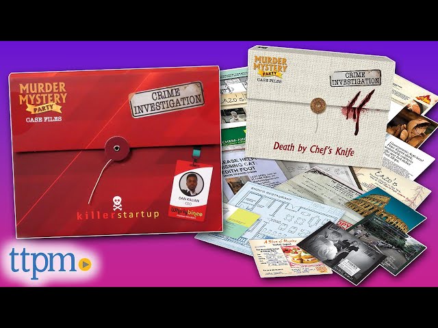Vídeo relacionado con University Games 33280 Murder Mystery Party Case Files (en inglés)