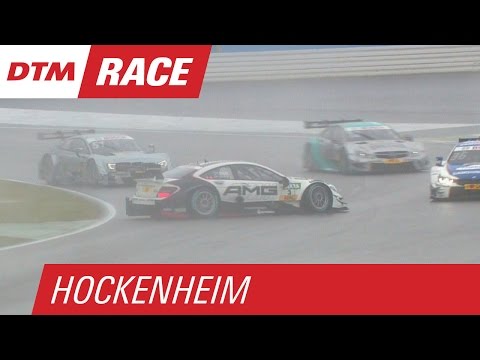 Paul di Resta and Nico Müller's Synchronous Spin - Race 2 - DTM Hockenheim 2015