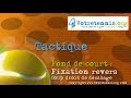Fixation revers coup droit de décalage