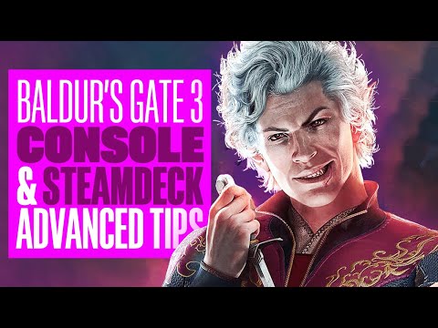 Baldur's Gate 3 CONSOLE + STEAMDECK Tips - SHORTCUTS, HACKS AND MORE! BALDUR'S GATE 3 PS5 STEAMDECK