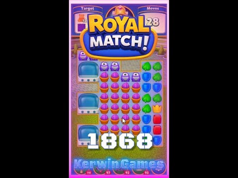 Royal Match Level 1868 - No Boosters Gameplay