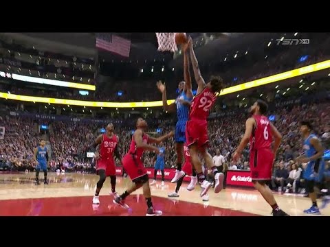 Raptors Highlights: Nogueira Denies Biyombo - January 29, 2017