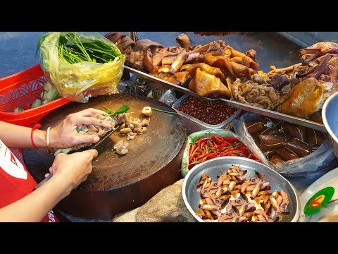 Amazing Cheap Street Food Stalls, Phnom Penh Street Food Market Tour