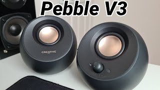Video thumbnail for Creative Pebble V3 Unboxing, Setup & Review by TavHD