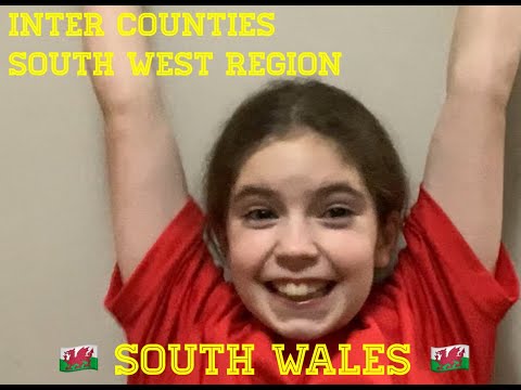 South Wales at the Inter Counties 2021.  Girls U11 (Zoe Powell)