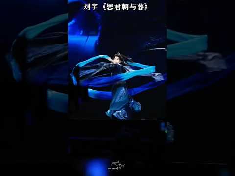 刘宇《思君朝与暮》舞台｜14米的长绸舞起来也太好看了 #liuyu #刘宇 #刘宇2025宇宙诗人巡演 #刘宇演唱会