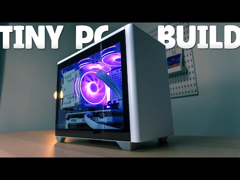 TINY PC BUILD | NR200P | All White SFF Gaming PC | ASMR