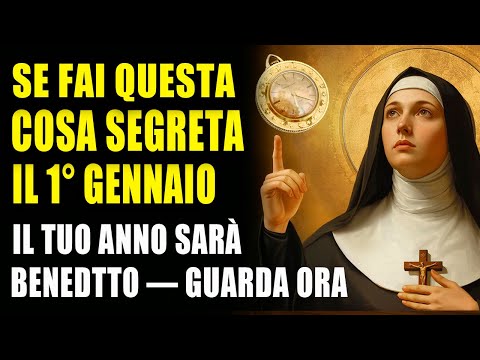 SANTA TERESA RIVELA: COSA FARE IL 1° GENNAIO PER UN ANNO DAVVERO PROSPERO- INSEGNAMENTO DI DIO