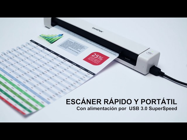 Vídeo relacionado con Brother DS640- Escáner portátil de documentos A4 color