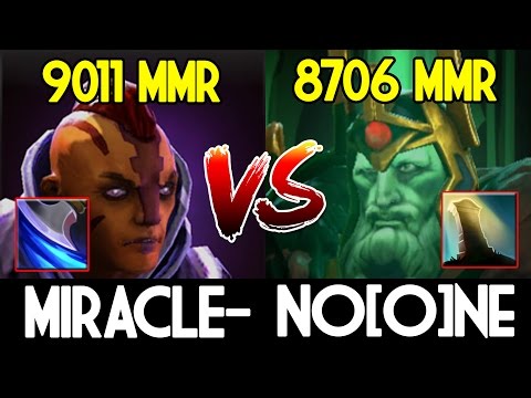 No[o]ne [Wraith King] Do you want counter me ! VS Miracle- AntiMage 9k MMR DOTA2