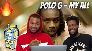 🔥Polo G - My All (Directed by Cole Bennett) | REACTION