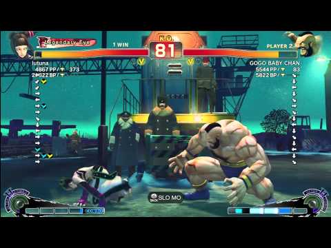Tsuna (Juri) vs Hagejin (Zangief) - AE 2012 Matches *1080p HD*