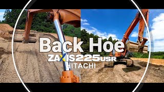 BackHoe・油圧ショベルの作業風景をドローンで撮影してみた！