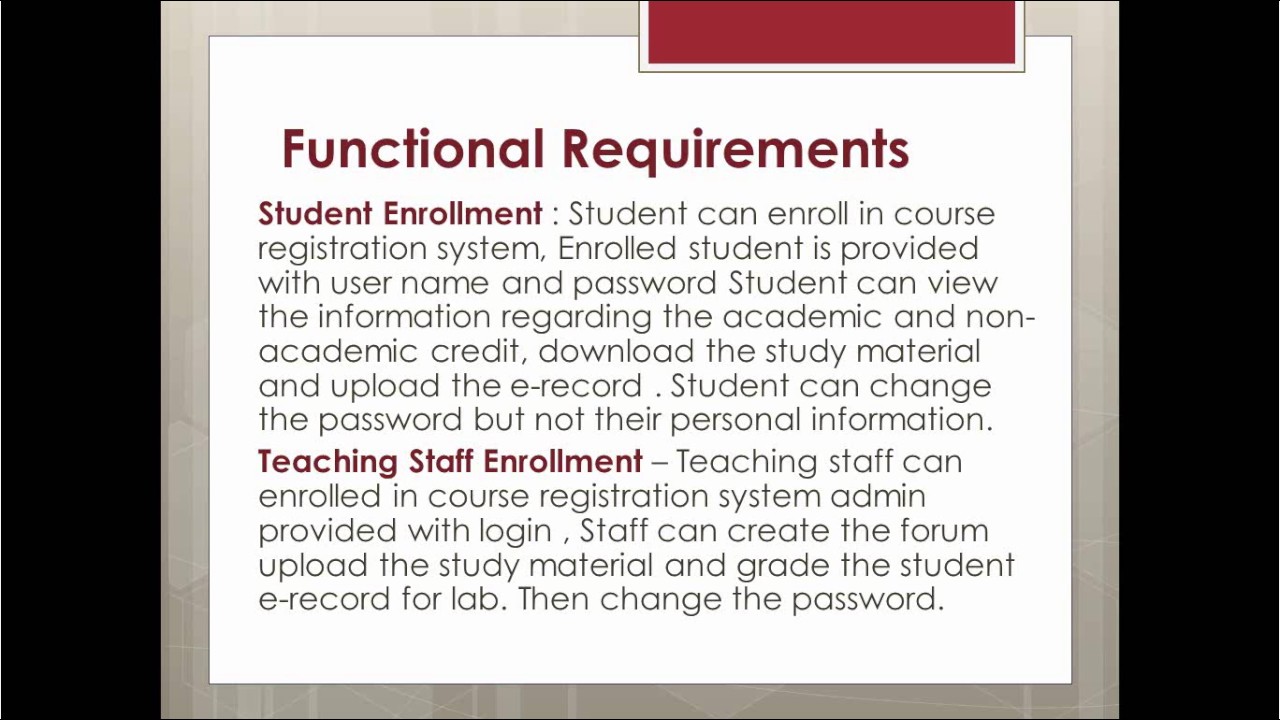 Course Registration System