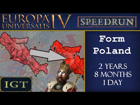 [WR] Forming Poland, as Poland (sort of) - EU4 IGT Speedrun