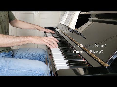 La cloche a sonné - Carmen - Karaoke - Piano accompaniment - play along