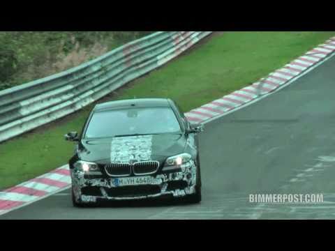 2012 BMW M5 spied testing at the Nurburgring