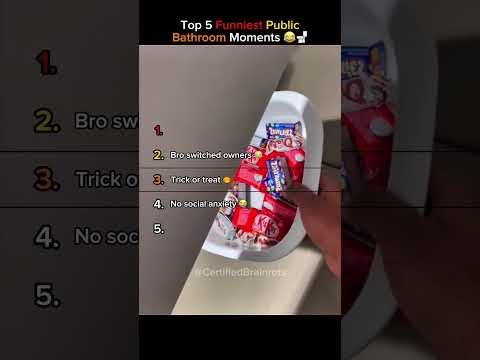 Top 5 Funniest Public Bathroom Moments (This Got Uncomfortable!) 😂🚽