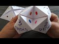 Jeu cocotte en papier - origami - Bricolage pour enfants 7