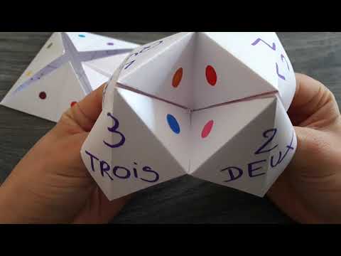 Jeu cocotte en papier - origami - Bricolage pour enfants 7