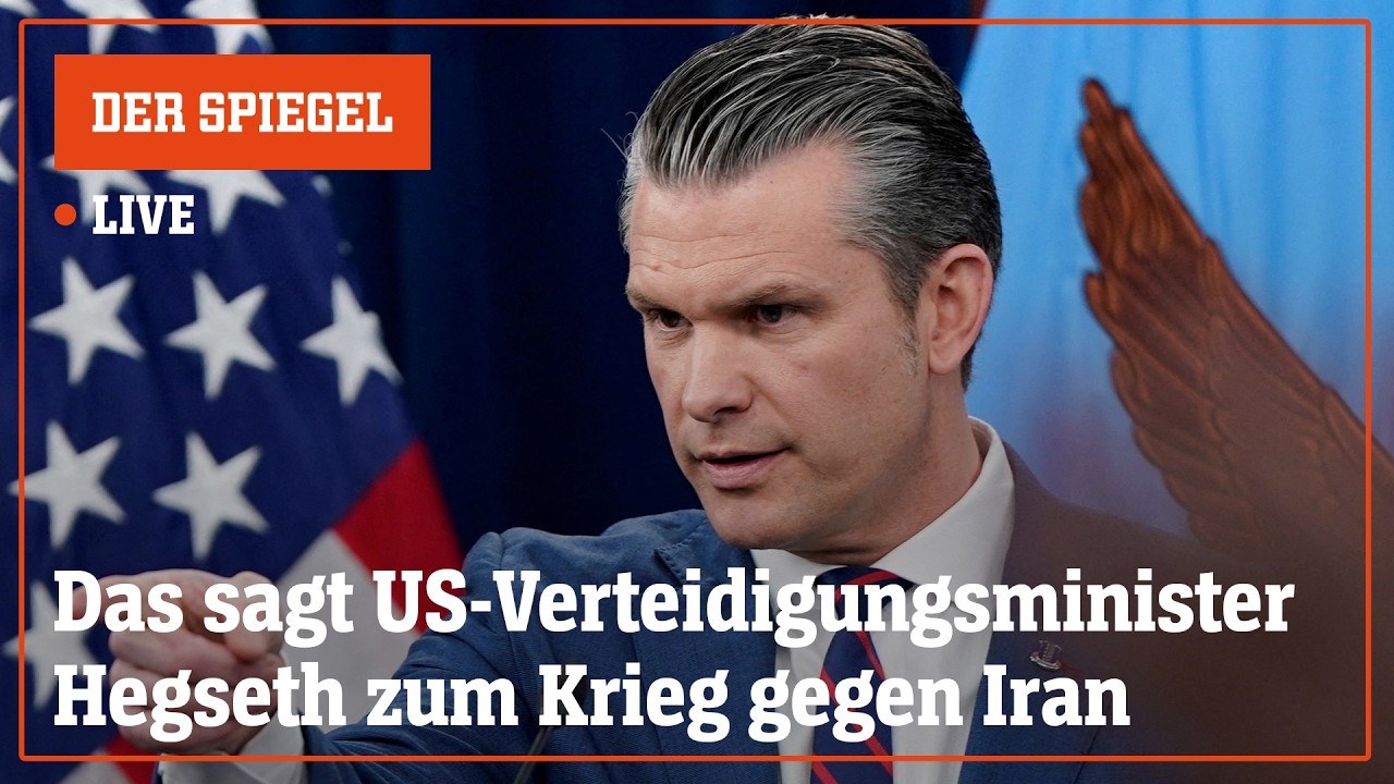 Livestream: US-Verteidigungsminister Hegseth informiert über den Irankrieg | DER SPIEGEL
