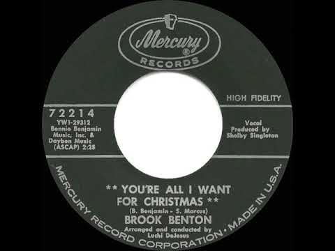 1963 Brook Benton - You’re All I Want For Christmas
