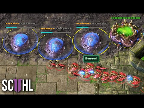 Serral's 300 IQ ZERG RUSH DEFENSE - Starcraft 2: Serral vs. Ragnarok