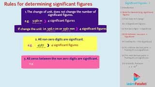 Units and Measurements Class 11 Physics - Significant Figures