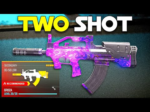 new MOST *BROKEN* GUN in WARZONE! (Best DG-58 LSW Class Setup) MW3