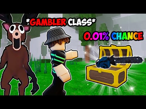 I Survived 99 Nights In The Forest With The GAMBLER Class..(its actually game breaking)