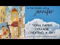 Torn Paper Collage: Creating a sky