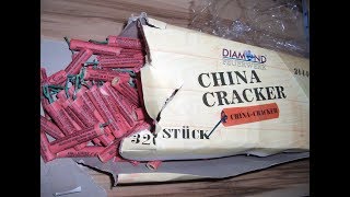China Cracker Böller Test Extrem - Ganzer Schinken  DIAMOND FEUERWERK