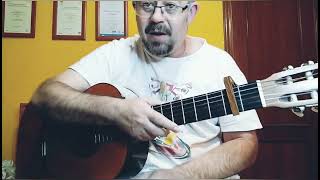 Cuando cae la luna. Estopa. letra con acordes tablatura del punteo tutorial de guitarra