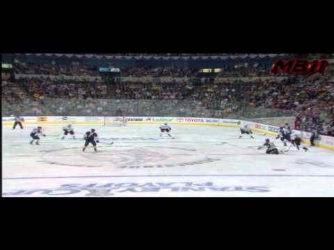 Jarkko Ruutu Hit On Martin Erat - 04/21/2011