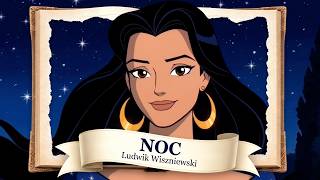 Idzie nocka w czarnej sukni 🌙✨😴 | "Noc" Ludwika Wiszniewskiego