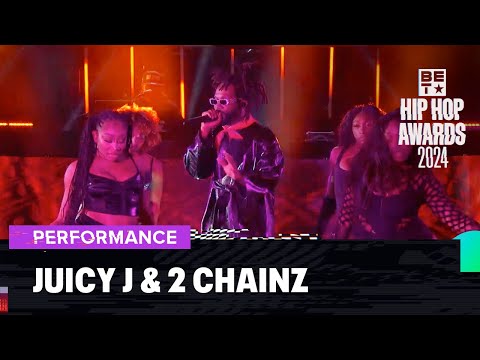 Juicy J & 2 Chainz Perform Hit Anthem " Bandz A Make Her Dance!" | Hip Hop Awards '24