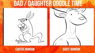 Dad / Daughter Doodle Night: 3-27-2017