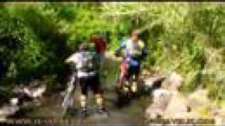 preview picture of video 'Mountain biking. Israel. Kibbutz Gadot - waterfalls Dzhelabun (Gilbon) and the Dvora - Nahal Yarden. Гадот - водопады Джелабун (Гильбон) и Двора - нахаль Ярден.'